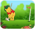 Gấu Pooh đánh golf